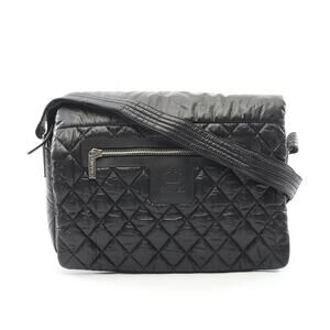 Chanel Coco Cocoon Messenger Bag Shoulder Black
